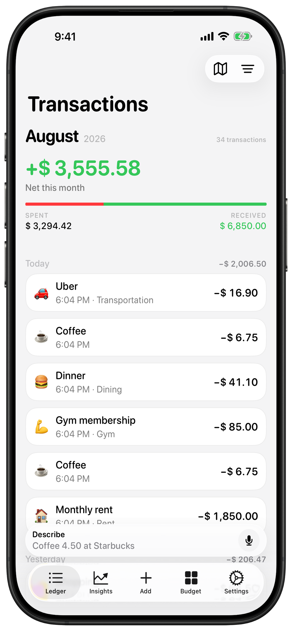 Speak a transaction in Kash